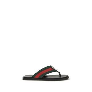 Gucci Black Nylon Flip-Flop Men's Sandals